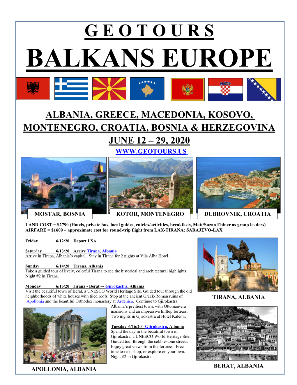 Balkans Europe