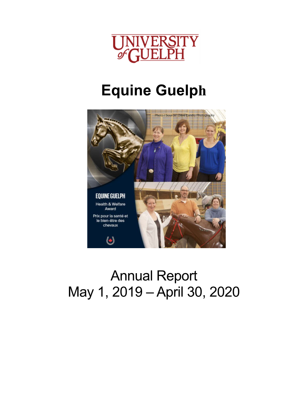 Annual Report May 1, 2019 – April 30, 2020