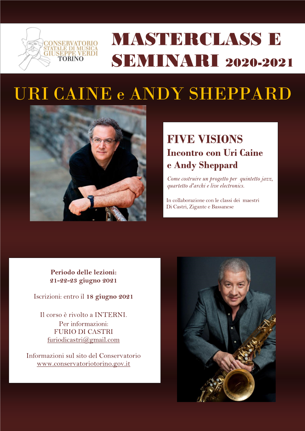 Masterclass Uri Caine E Andy Sheppard