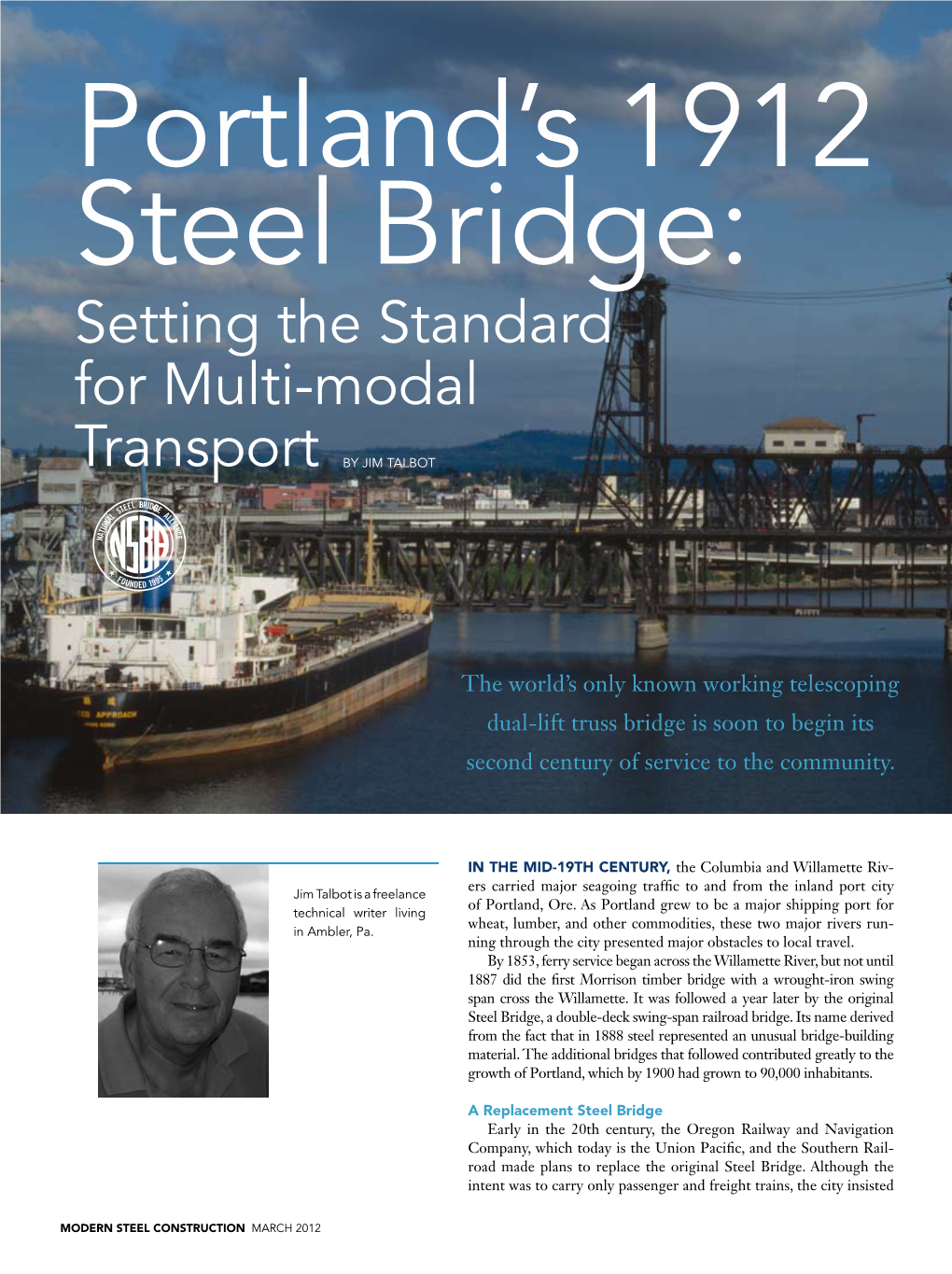 Portland's 1912 Steel Bridge: Setting the Standard for Multi-Modal Transport