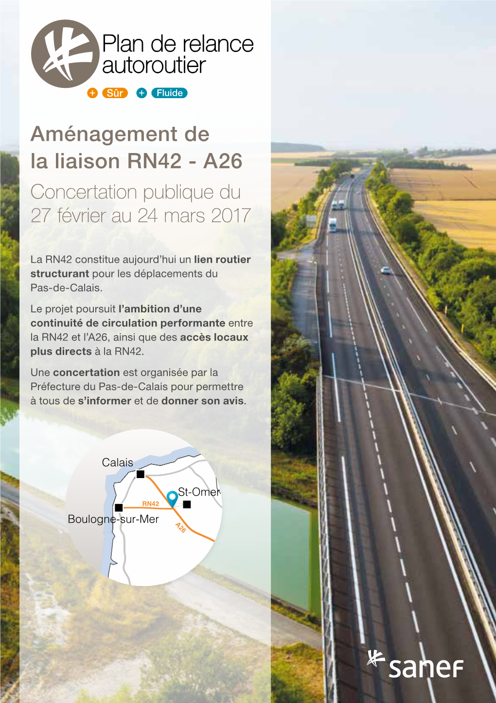 Aménagement De La Liaison RN42 - A26 Concertation Publique Du 27 Février Au 24 Mars 2017