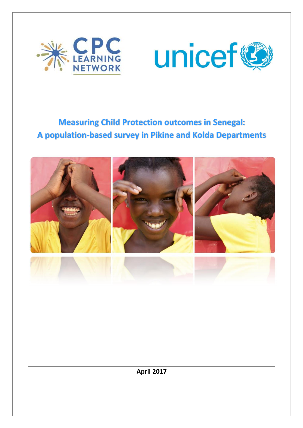 Measuring Child Protection Outcomes in Senegal: a Population-Based Survey in Pikine and Kolda Departments