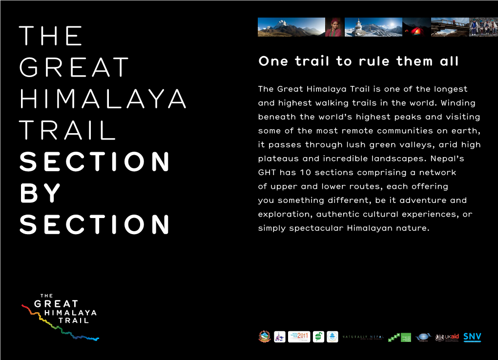 The Great Himalaya Trail Section by Section