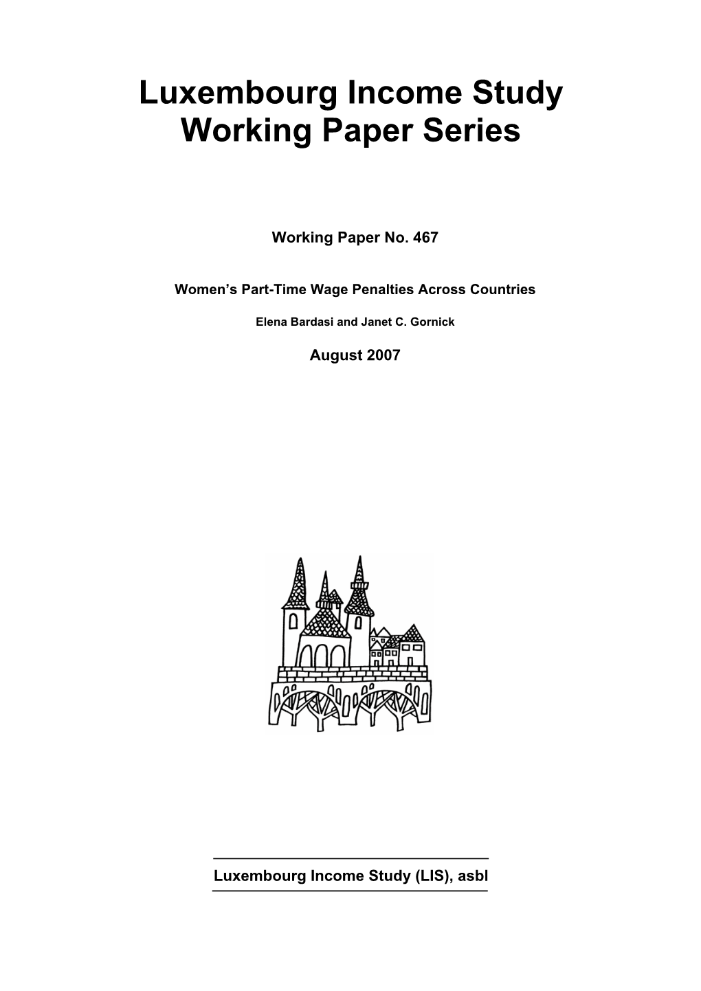 Luxembourg Income Study Working Paper Series