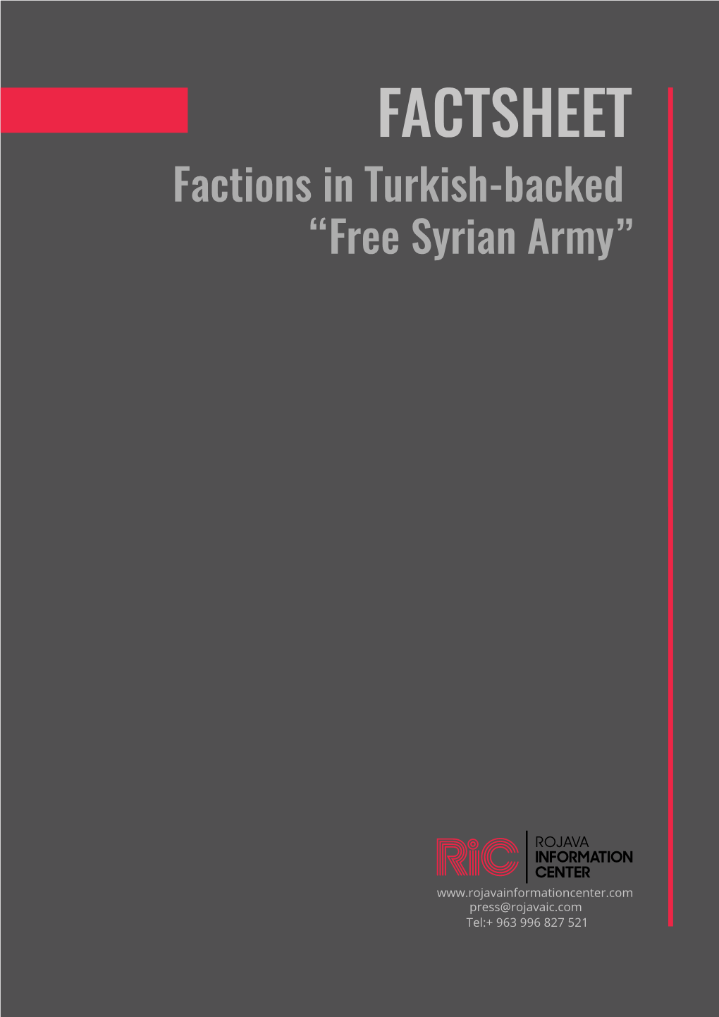 (Turkish -Backed Free Syrian Army)?