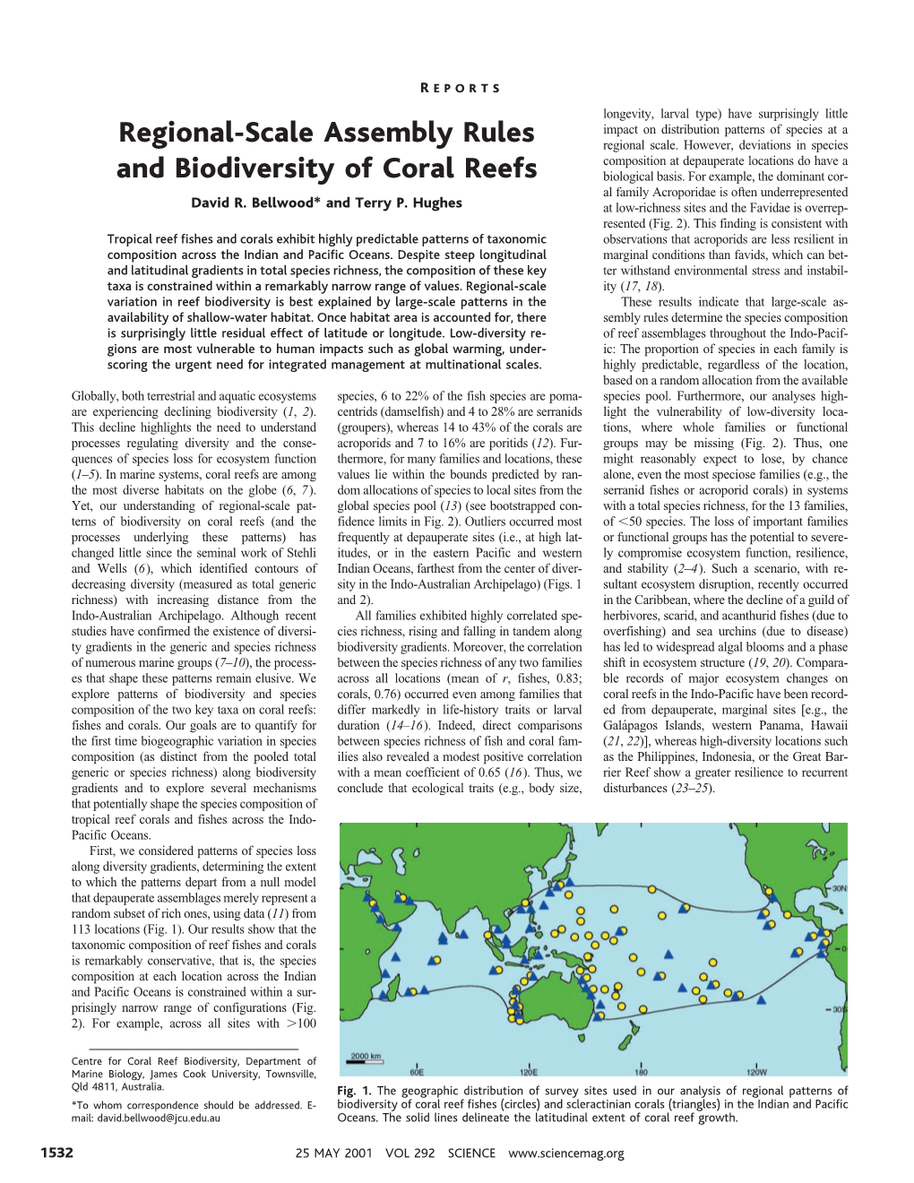 Regional-Scale Assembly Rules and Biodiversity of Coral Reefs