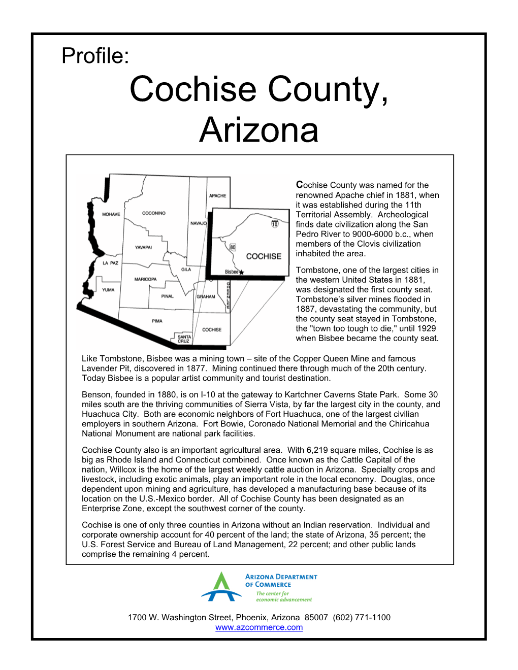 Cochise County, Arizona