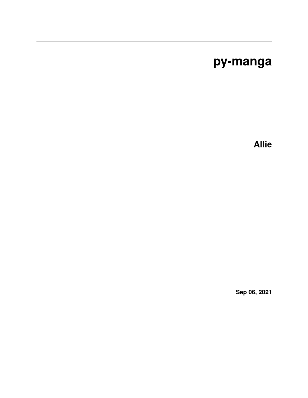 Py-Manga's Documentation!