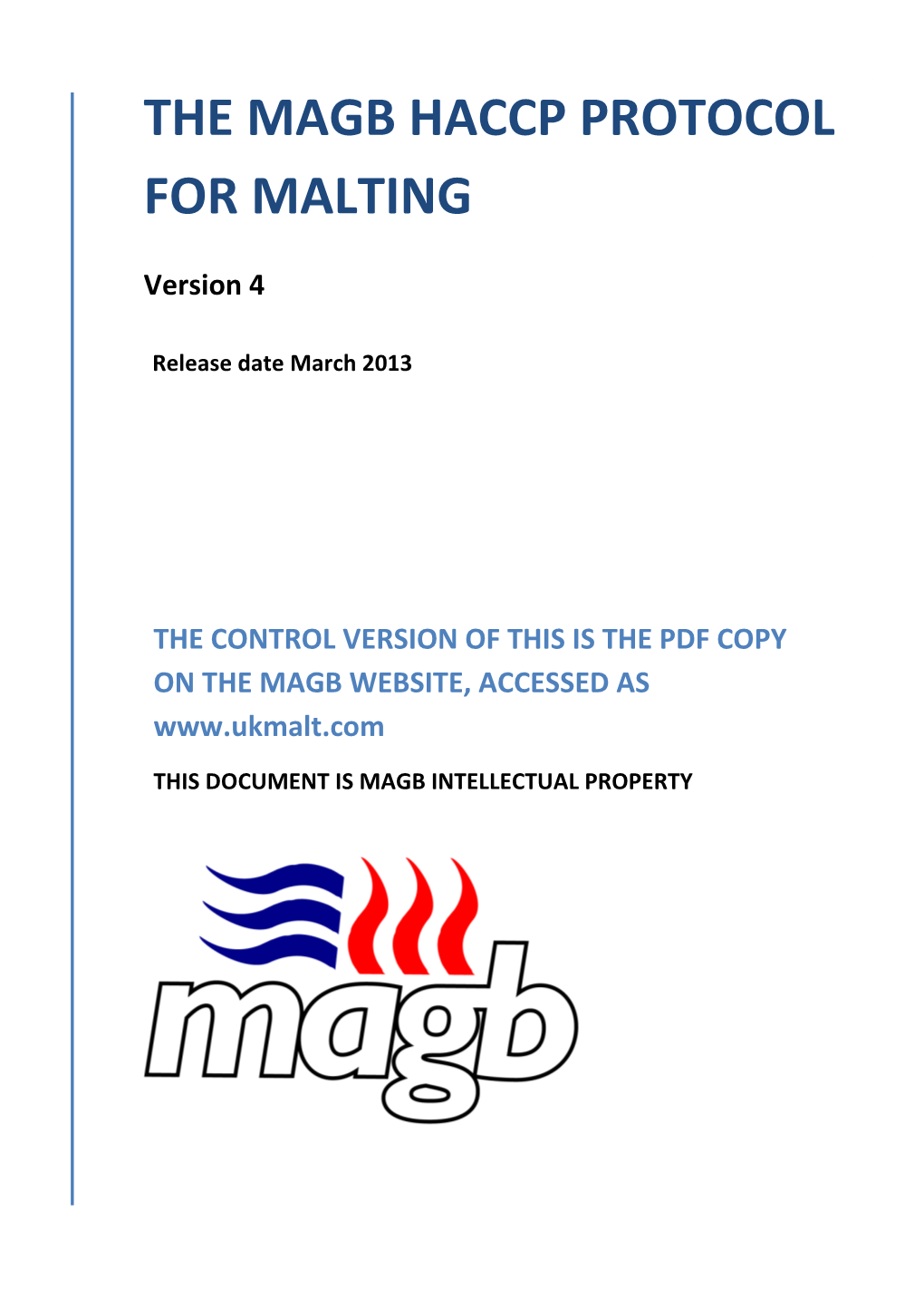 MAGB HACCP Guide V4