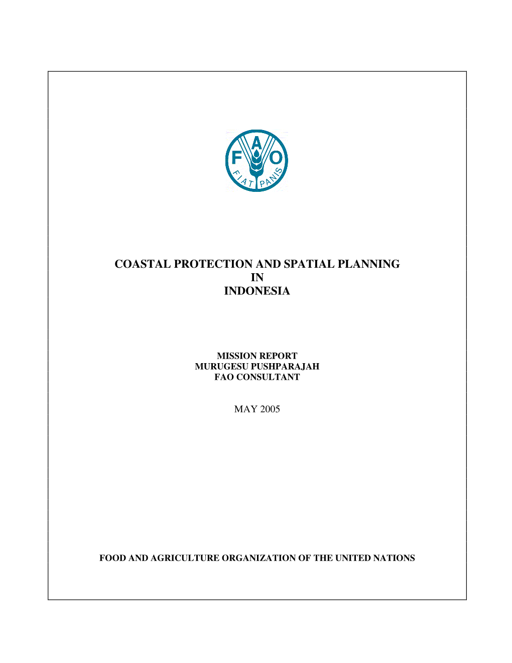 Coastal Protection and Spatial Planning in Indonesia