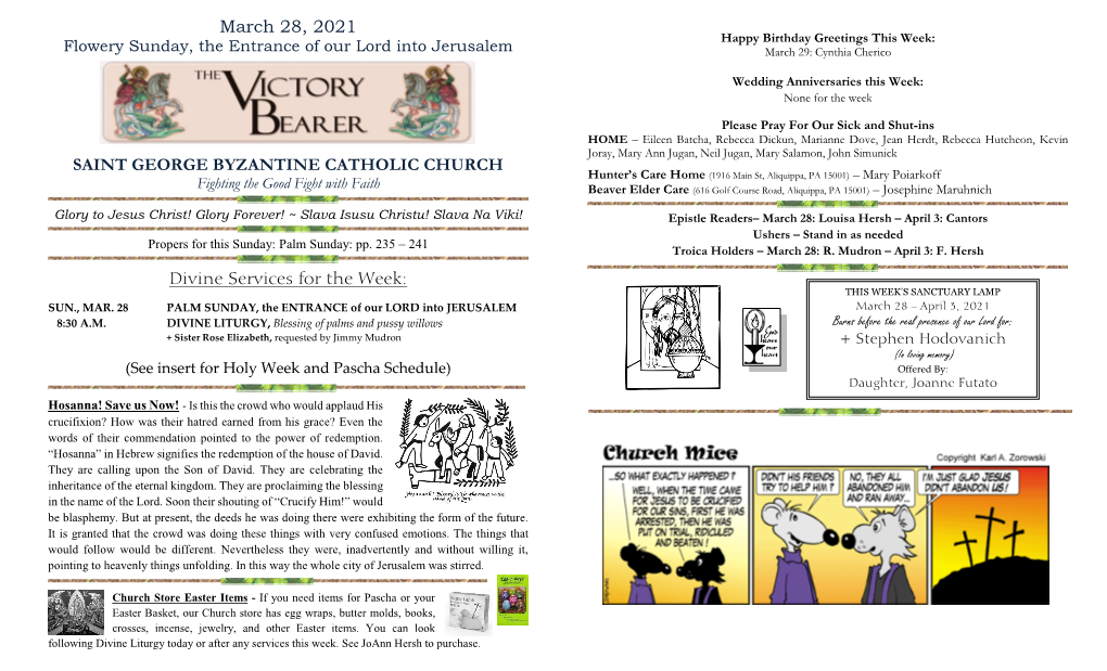 St. George Bulletin 03.28.2021