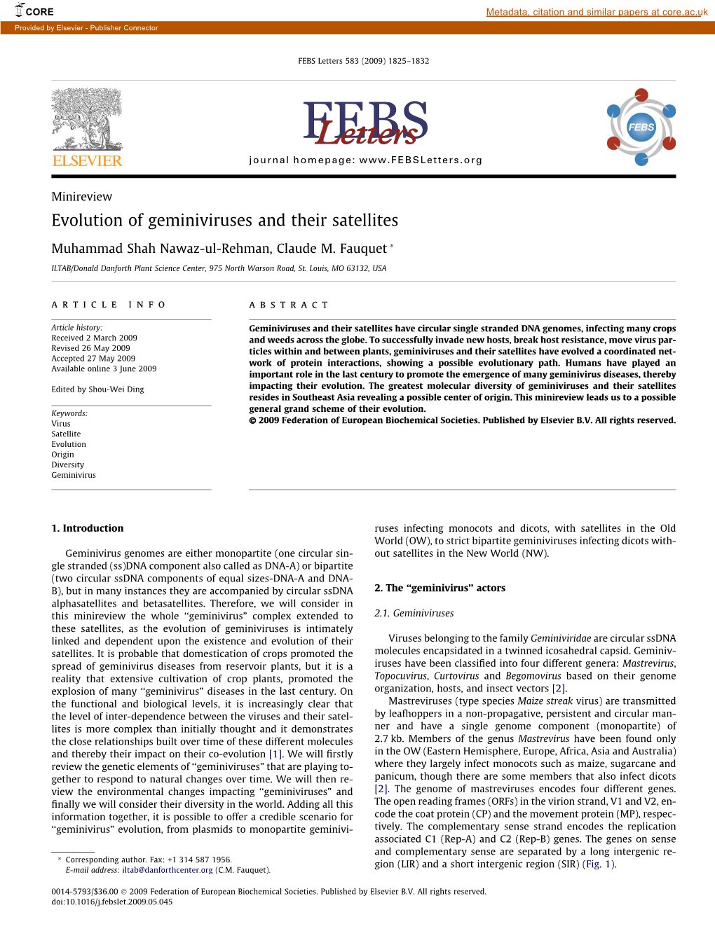 Evolution of Geminiviruses and Their Satellites