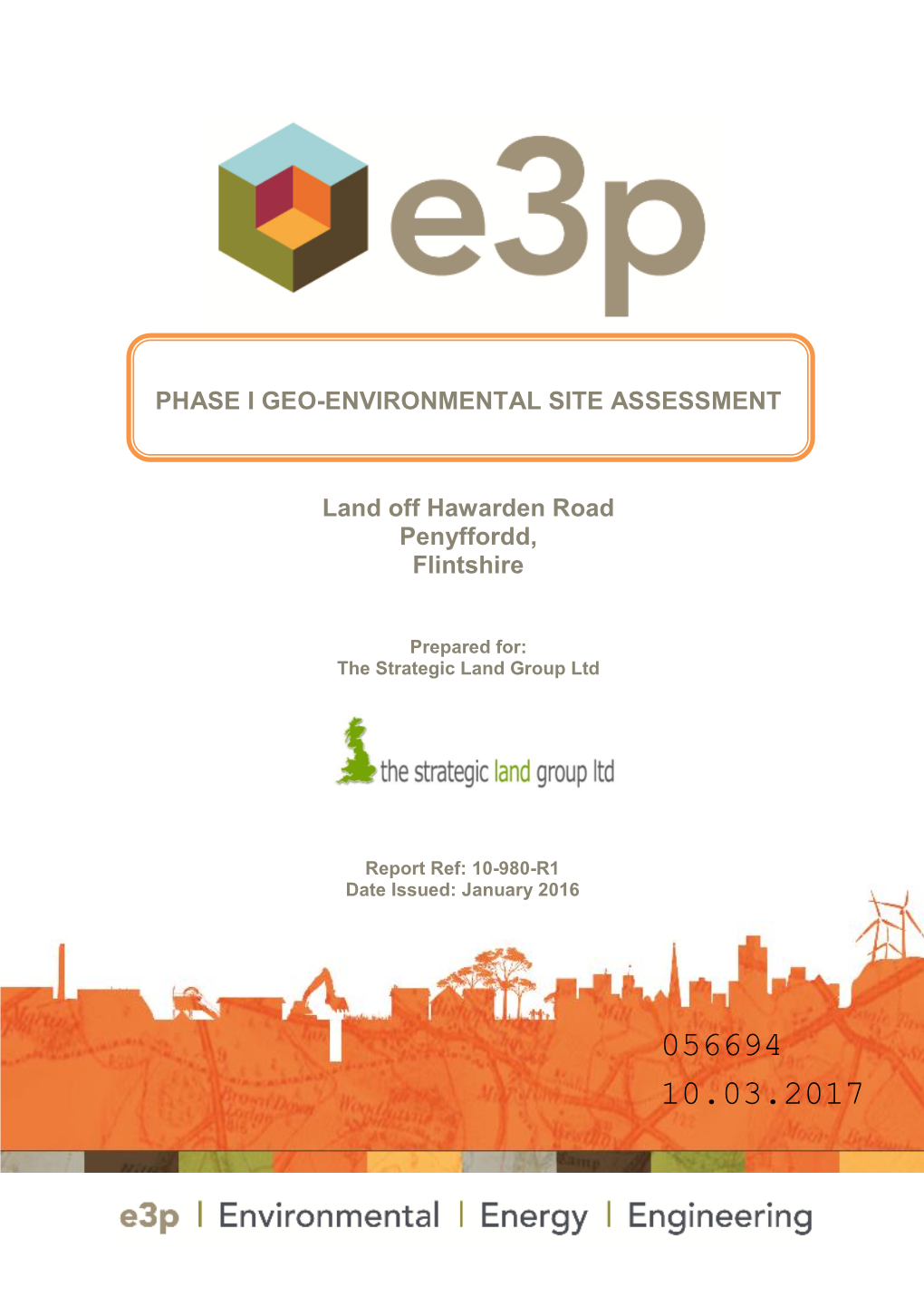 PHASE I GEO-ENVIRONMENTAL SITE ASSESSMENT Land Off