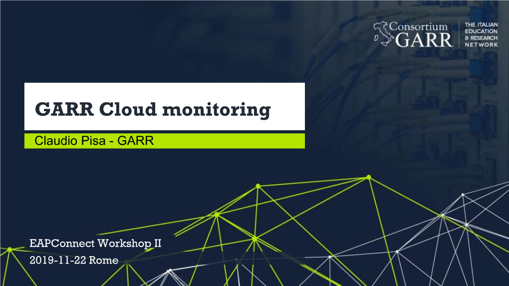 GARR Cloud Monitoring