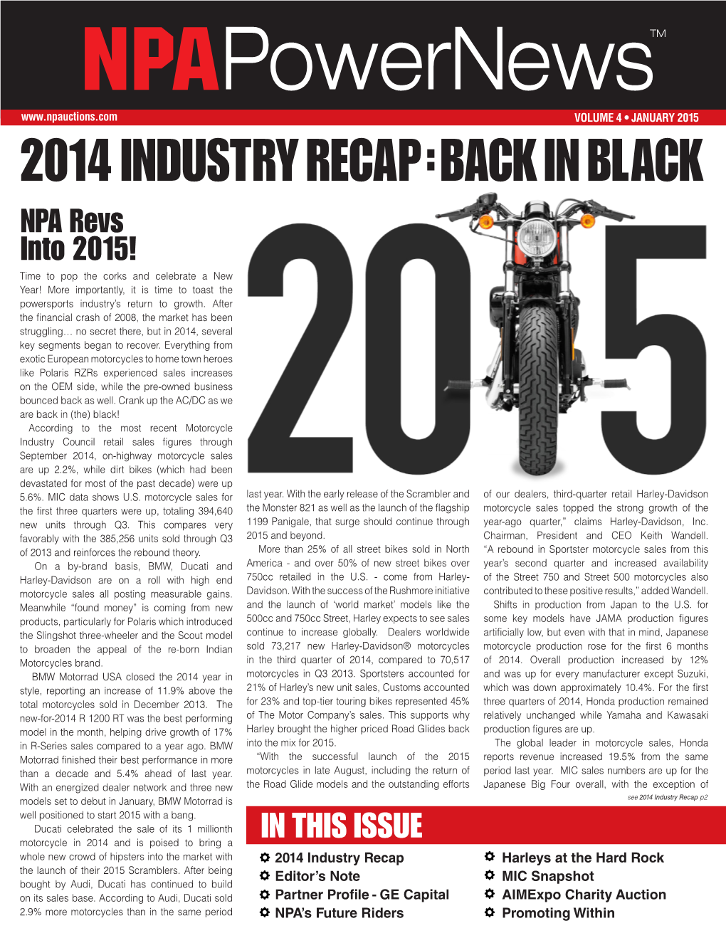 2014 Industry Recap: Back in Black