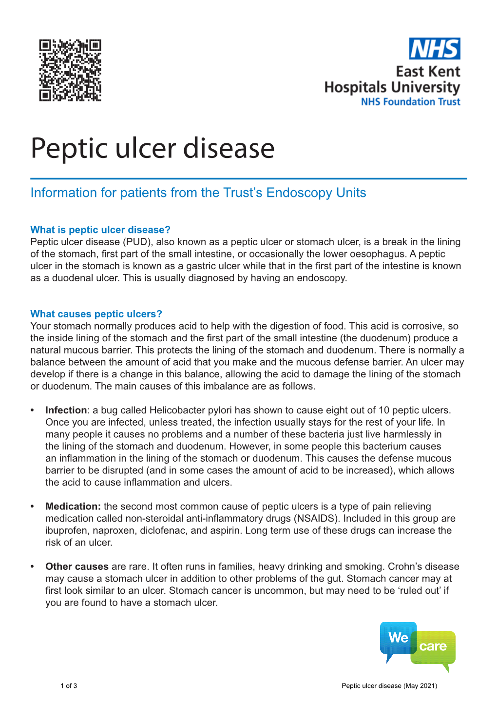 Peptic Ulcer Disease