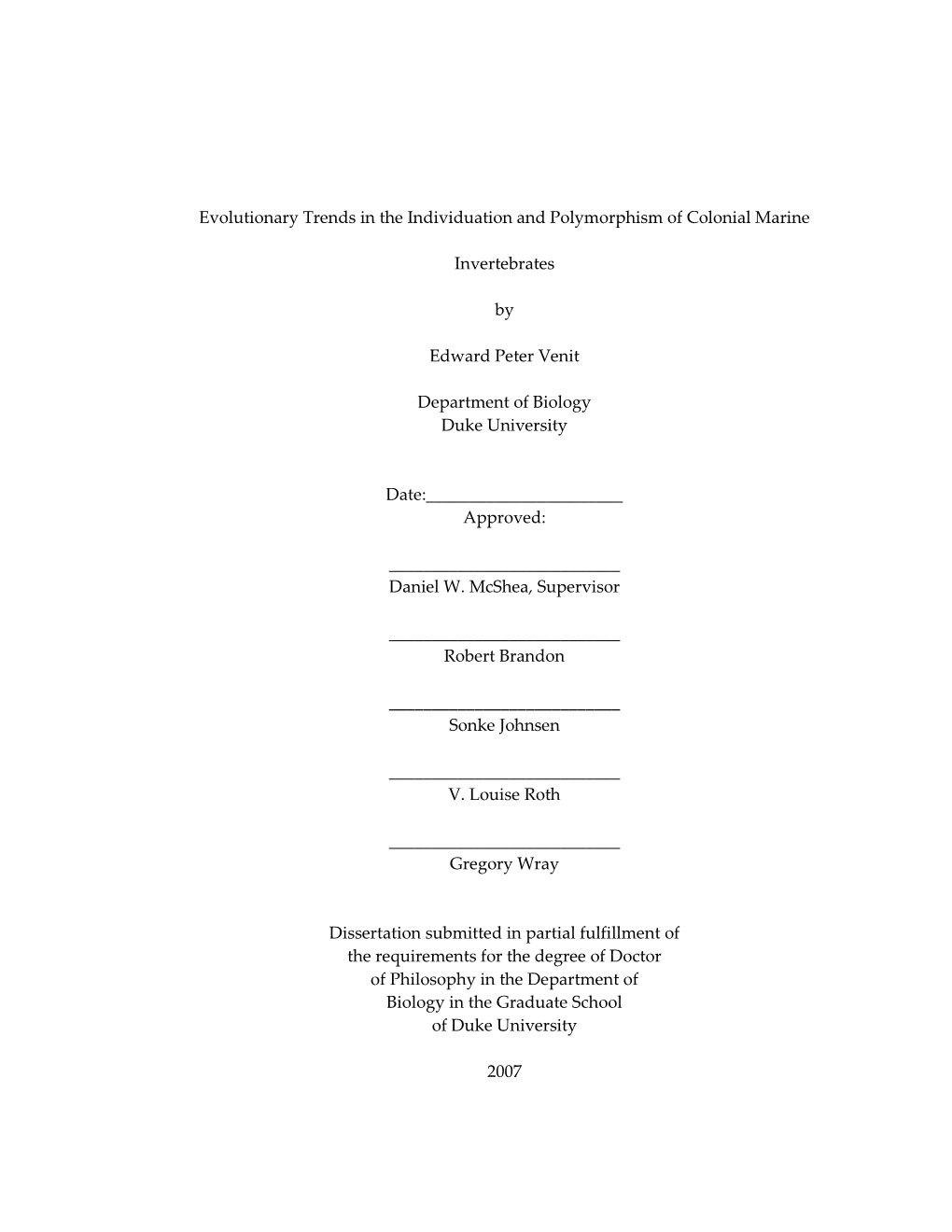 Evolutionary Trends in the Individuation and Polymorphism of Colonial Marine