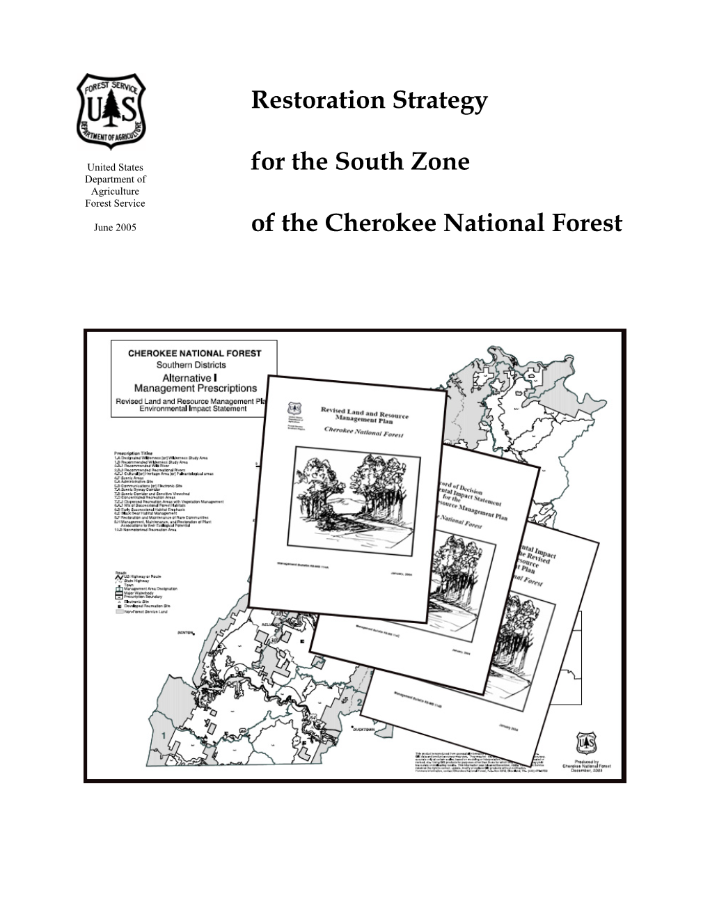Cherokee National Forest 2005 South Zone Restoration Strategy