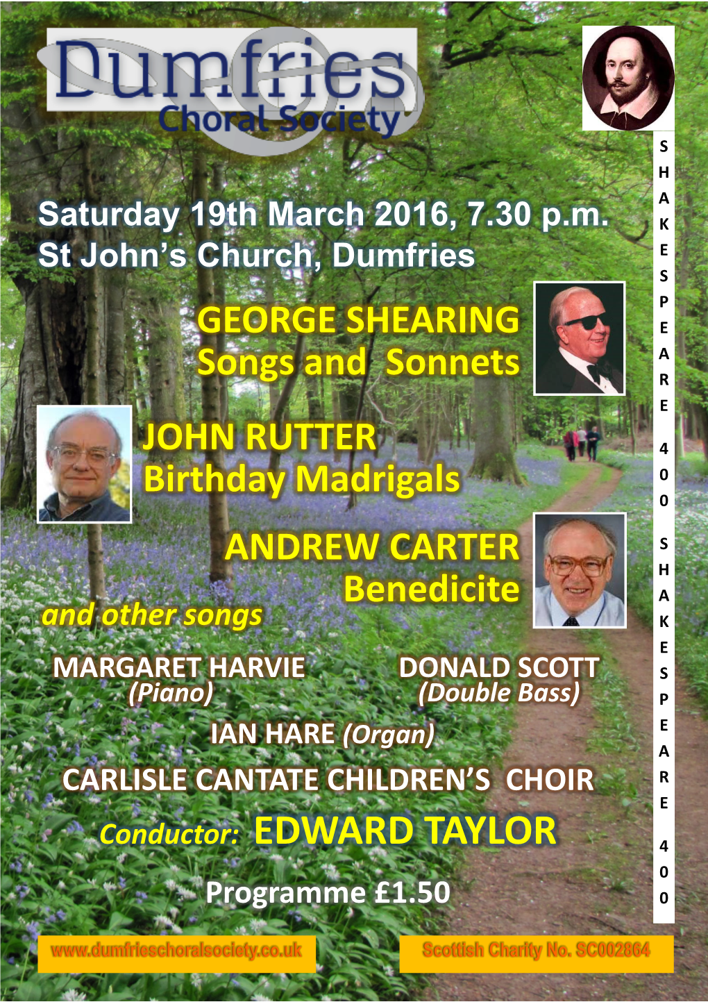 March 2016 Concert Programme