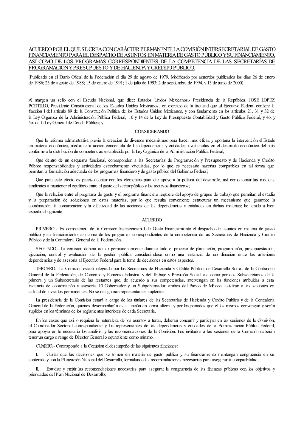 Comisión De Gasto Financiamiento