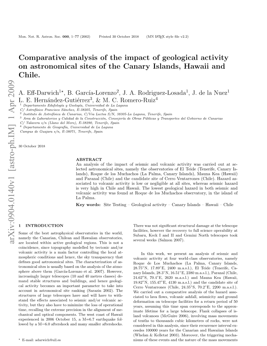 Comparative Analysis of the Impact of Geological Activity on Astronomical