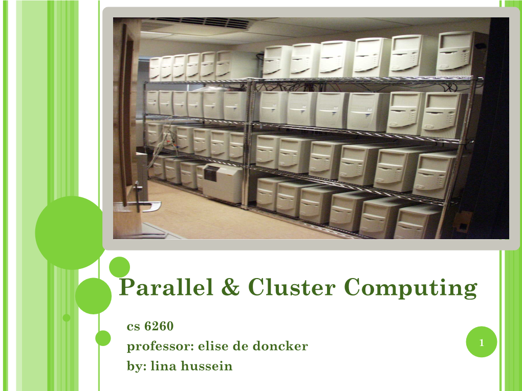 Cluster Computing