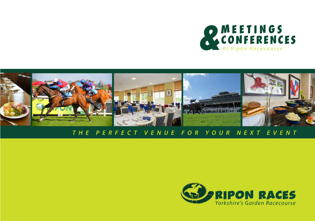 Meetings Conferences Ripon Races