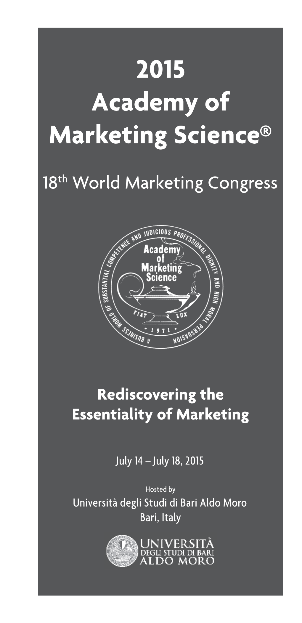 2015 Academy of Marketing Science®