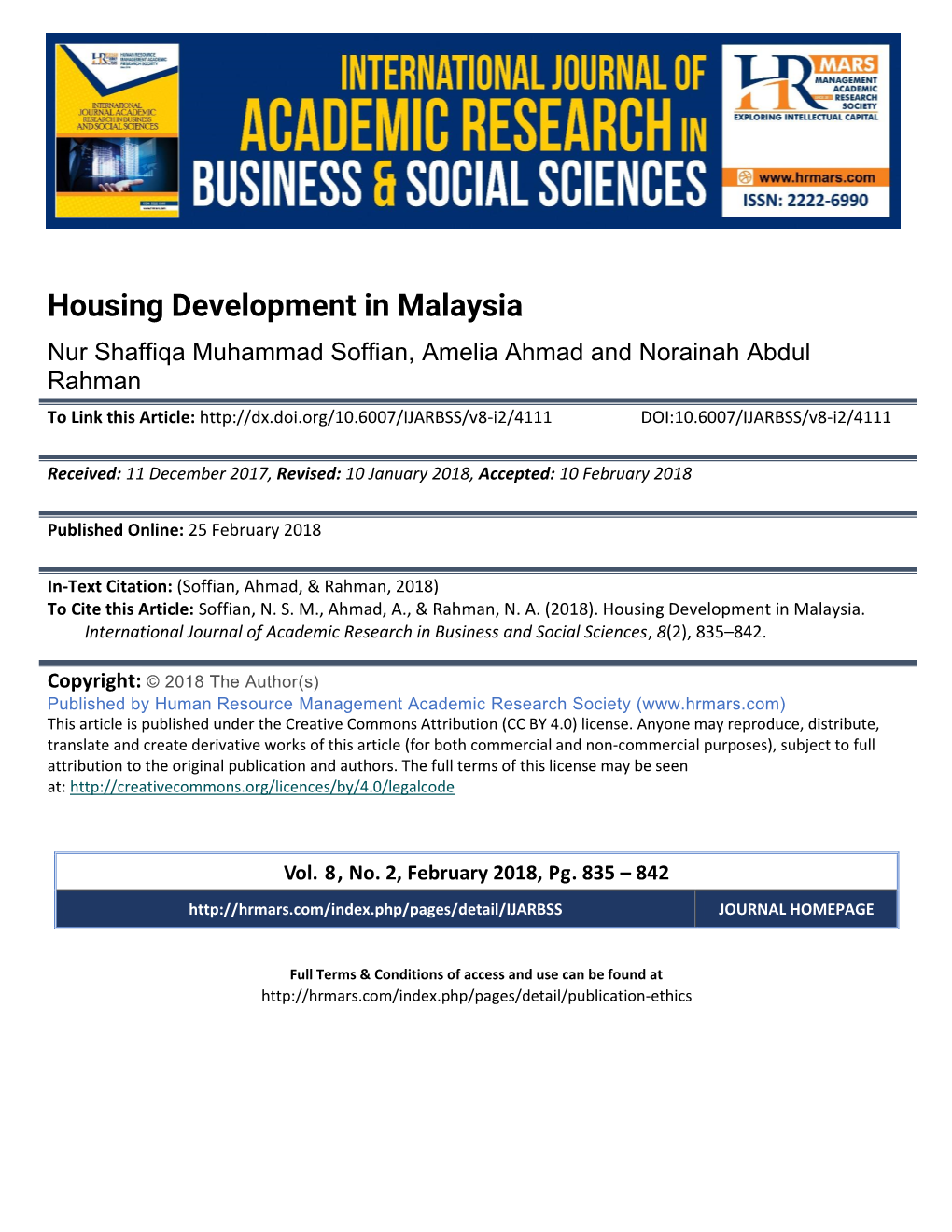 Housing Development in Malaysia