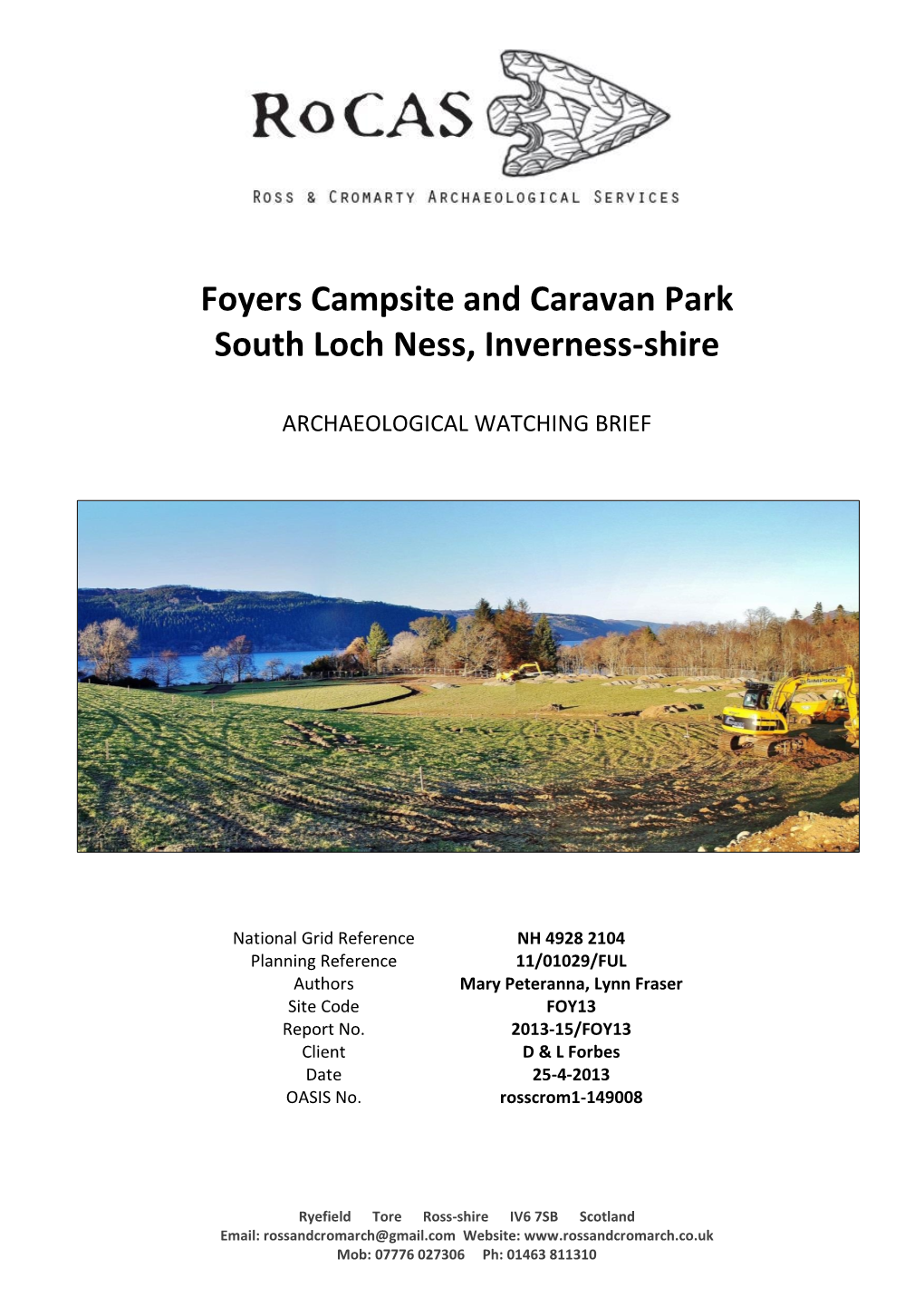 Foyers Campsite and Caravan Park South Loch Ness, Inverness-Shire
