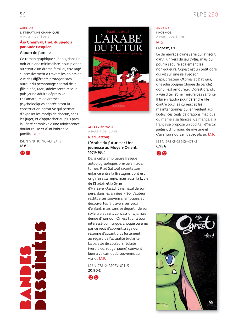 Bandes DESSINÉES 006 099 CRITIQUES280 Mise En Page 1 22/12/14 10:43 Page57