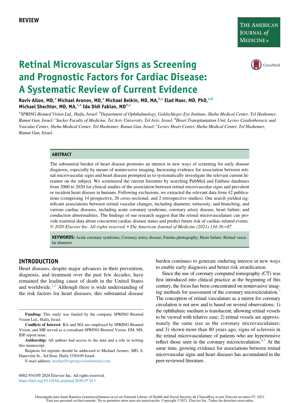 Retinal Microvascular Signs As Screening and Prognostic Factors