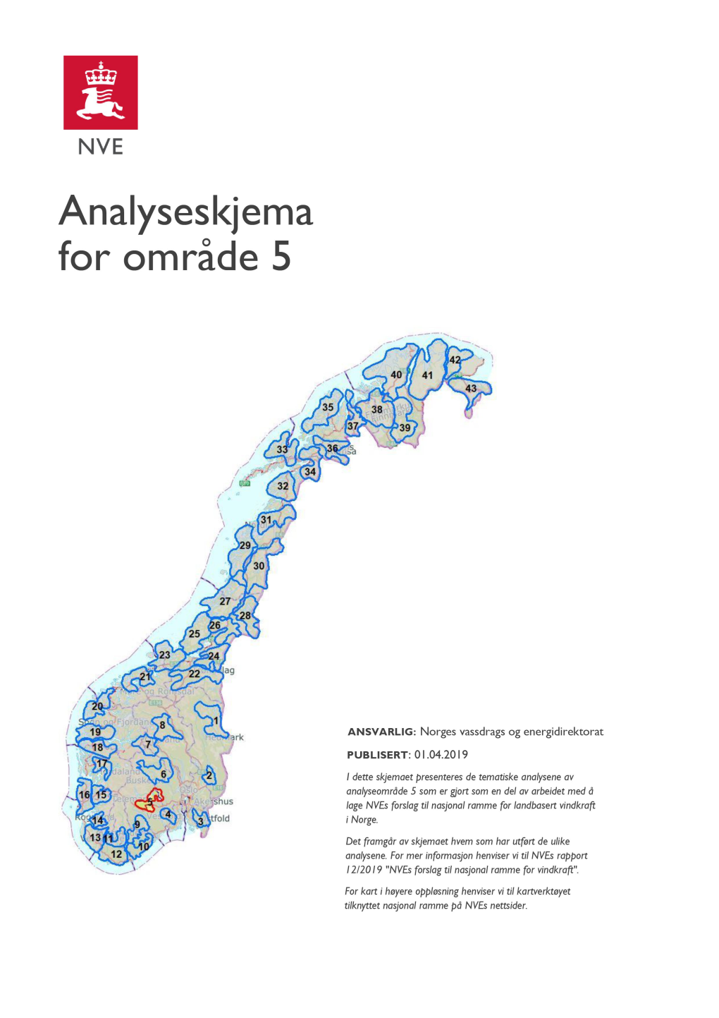 Analyseskjema for Område 5