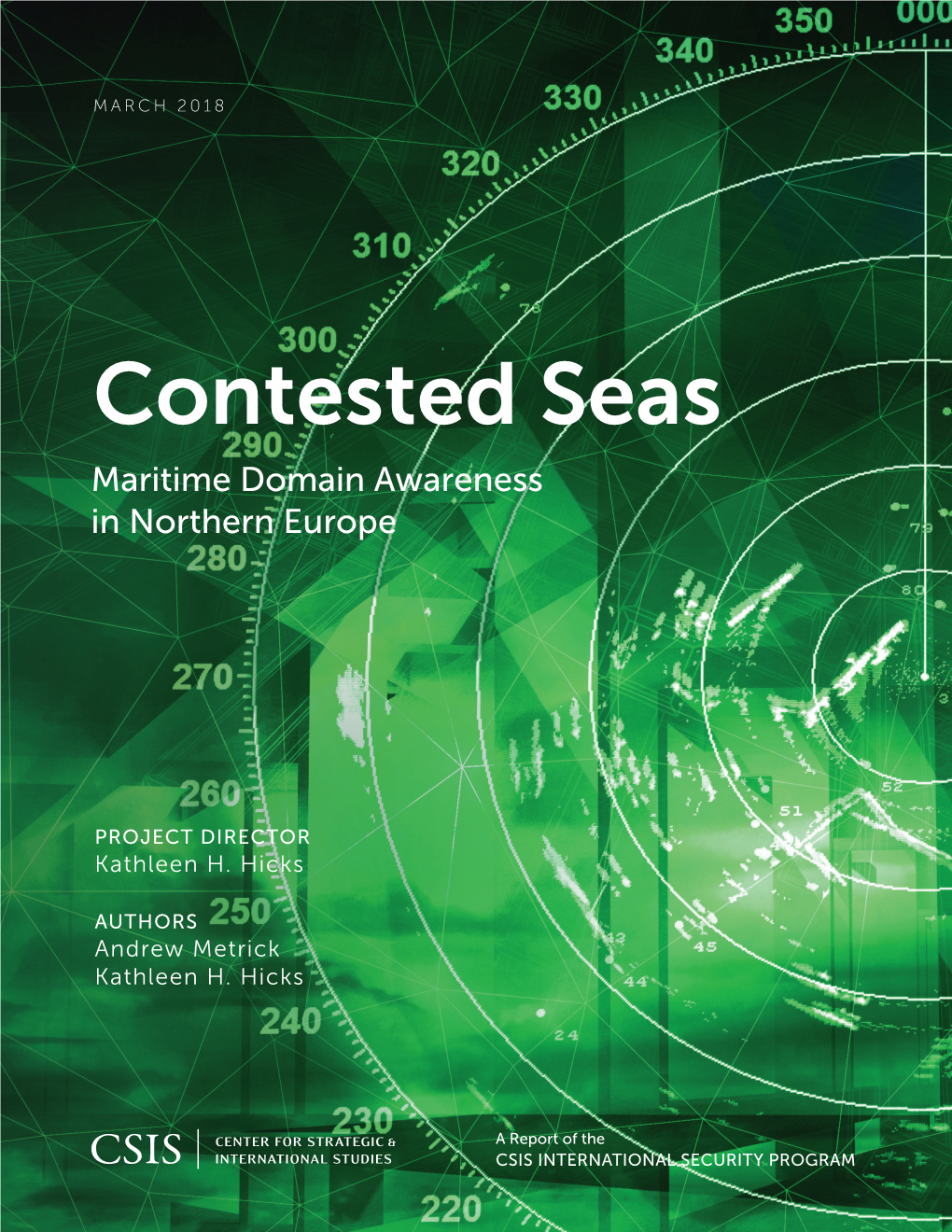 Contested Seas: Maritime Domain Awareness in Northern Europe