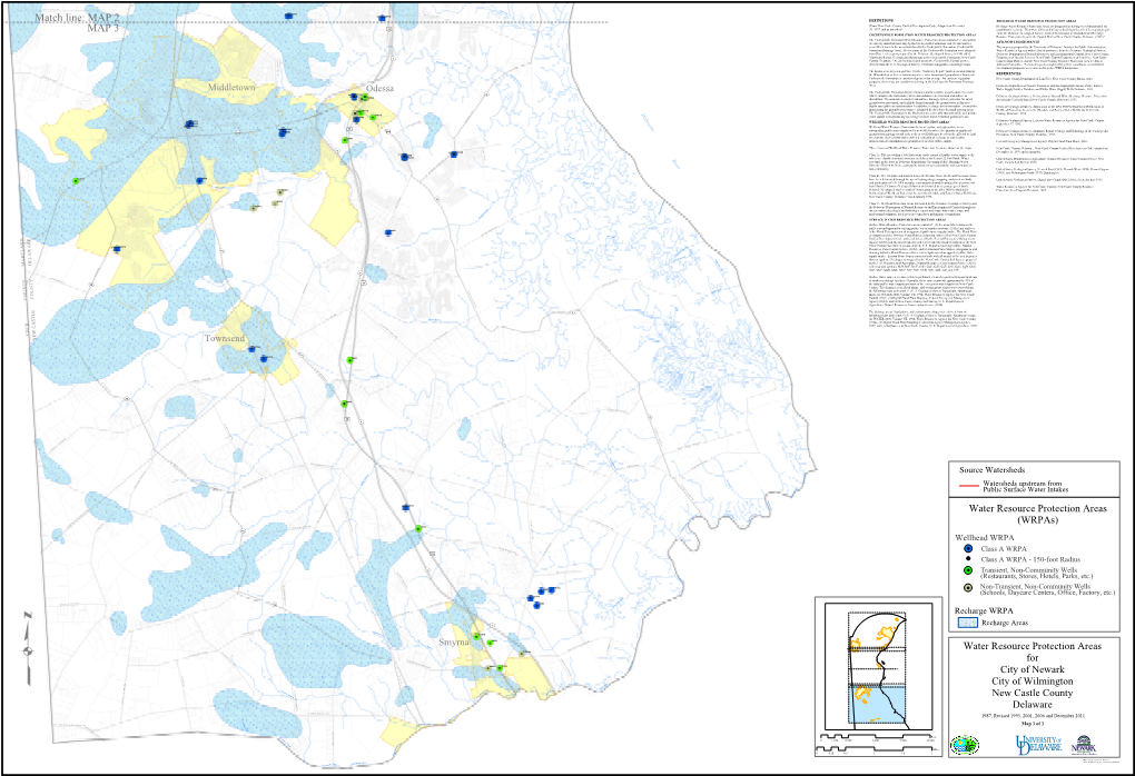 Map 3, Southern New Castle County (2011)