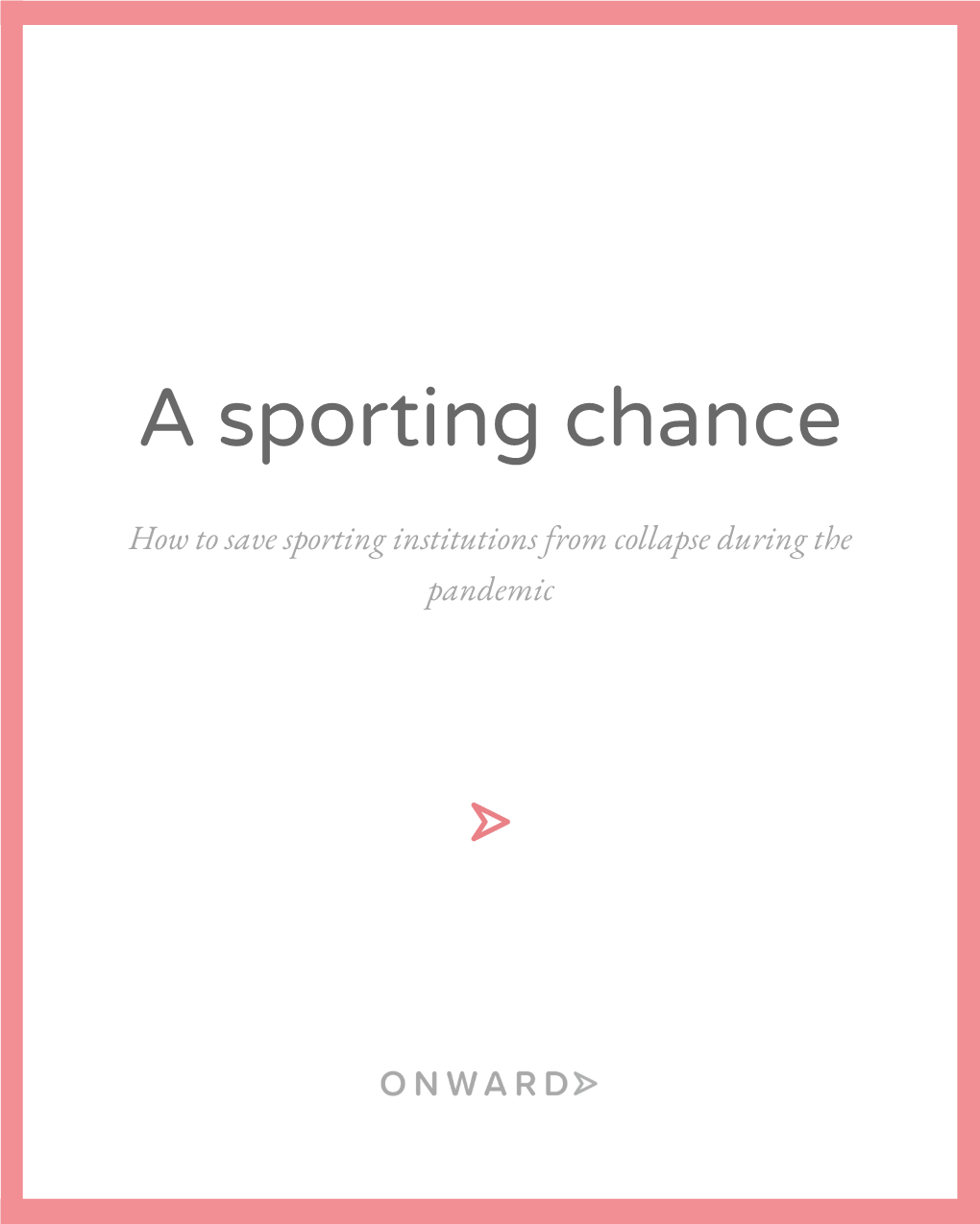 A Sporting Chance