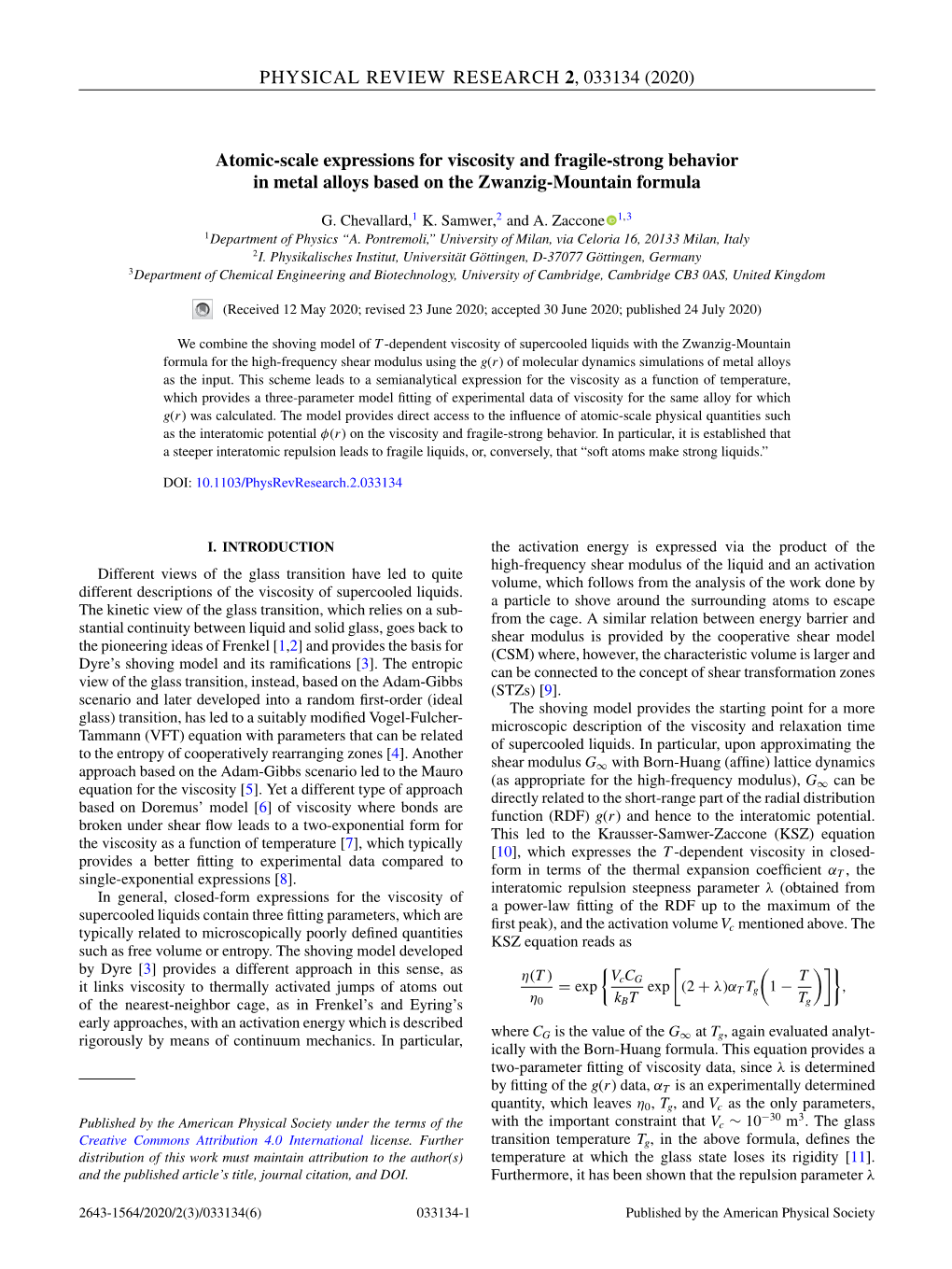 Atomic-Scale Expressions for Viscosity and Fragile-Strong Behavior in Metal Alloys Based on the Zwanzig-Mountain Formula