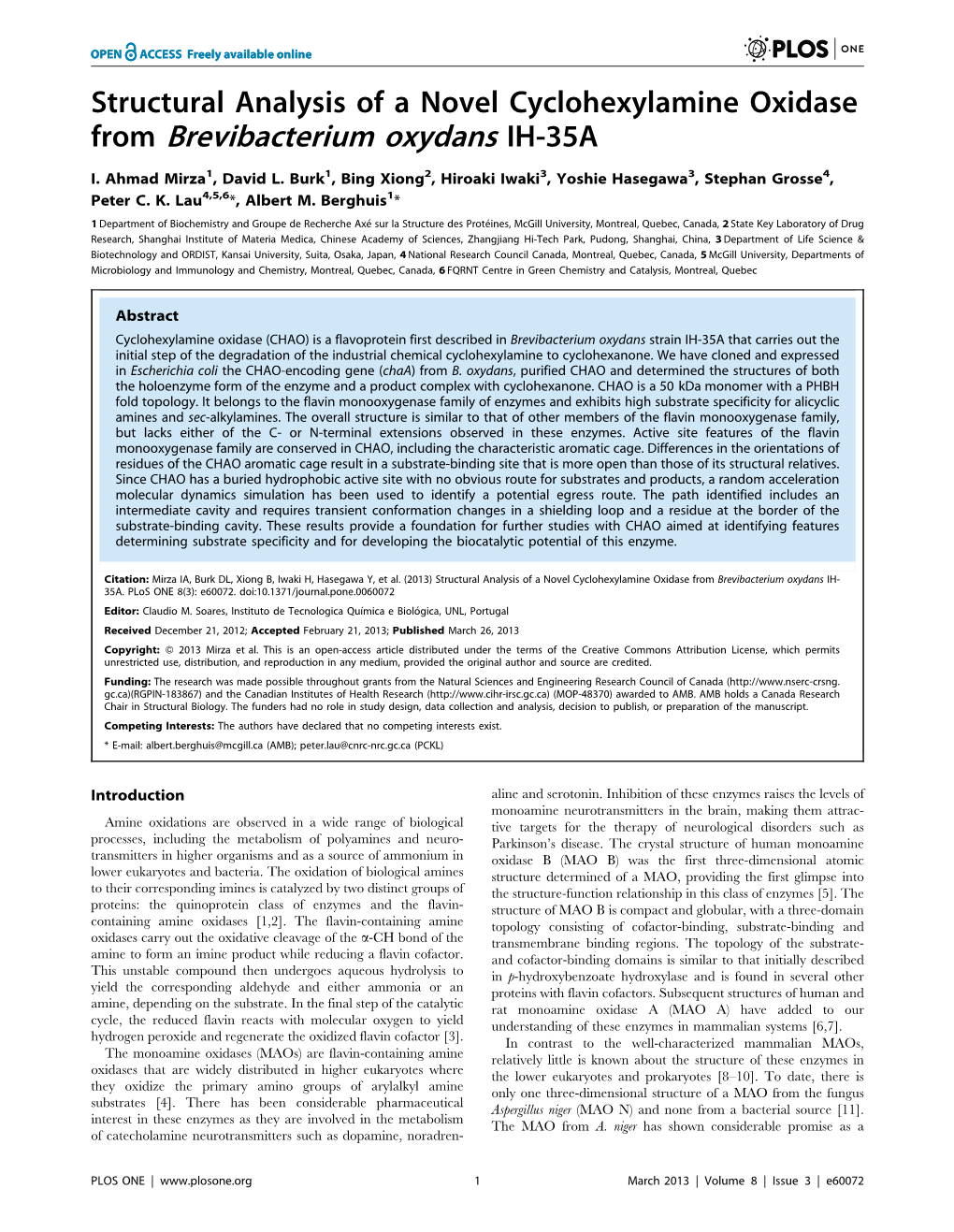 From Brevibacterium Oxydans IH-35A