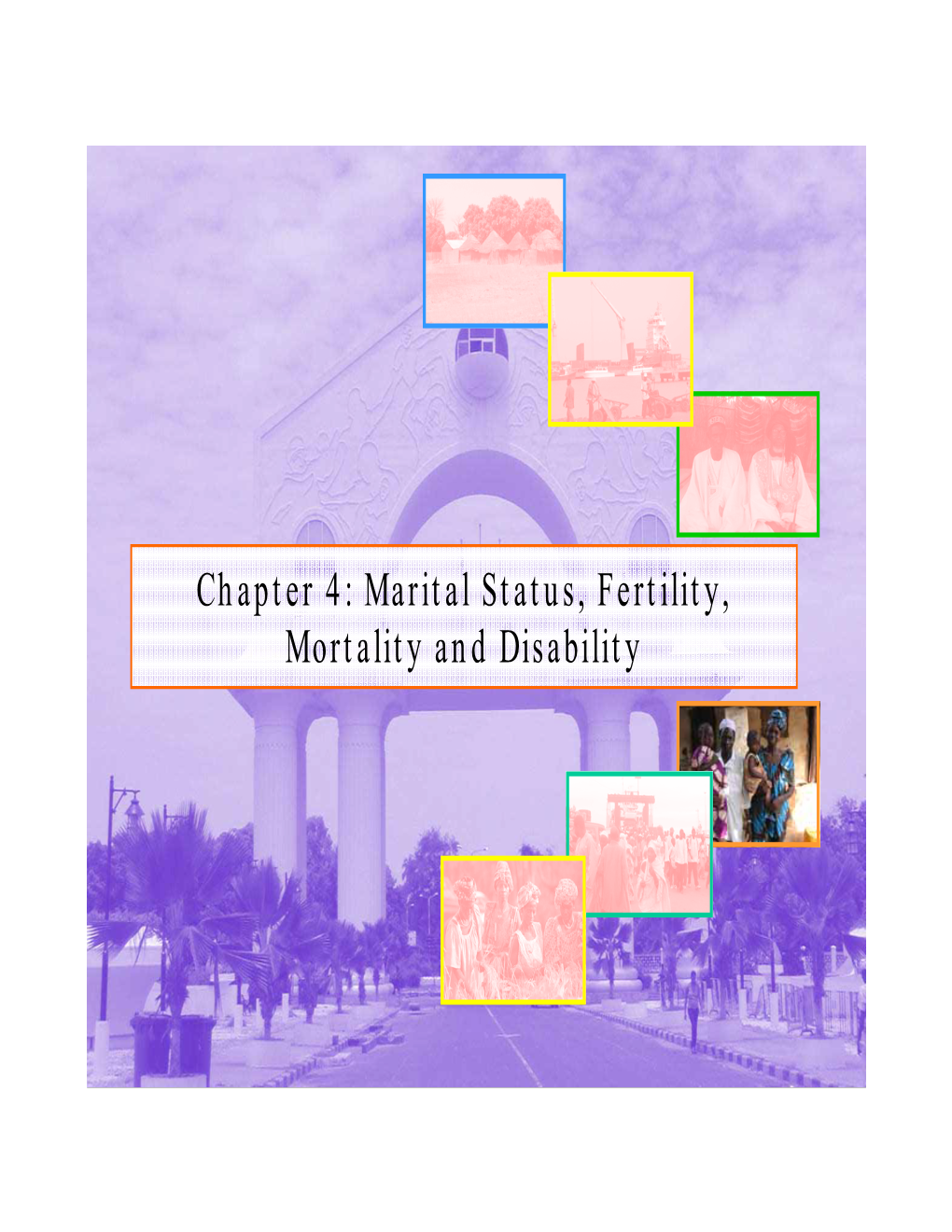 Chapter 4: Marital Status, Fertility, Mortality and Disability