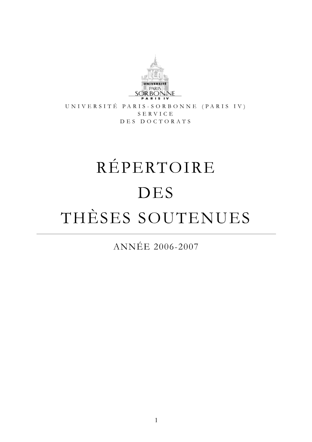 Repertoire Et Pagination De L Annuaire