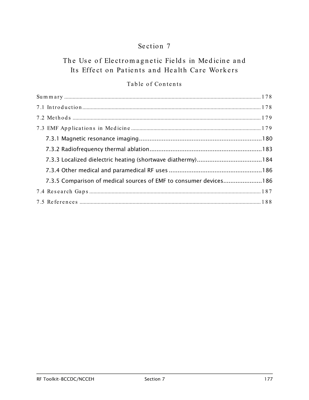 The Use of Electromagnetic Fields (EMF) in Medicine