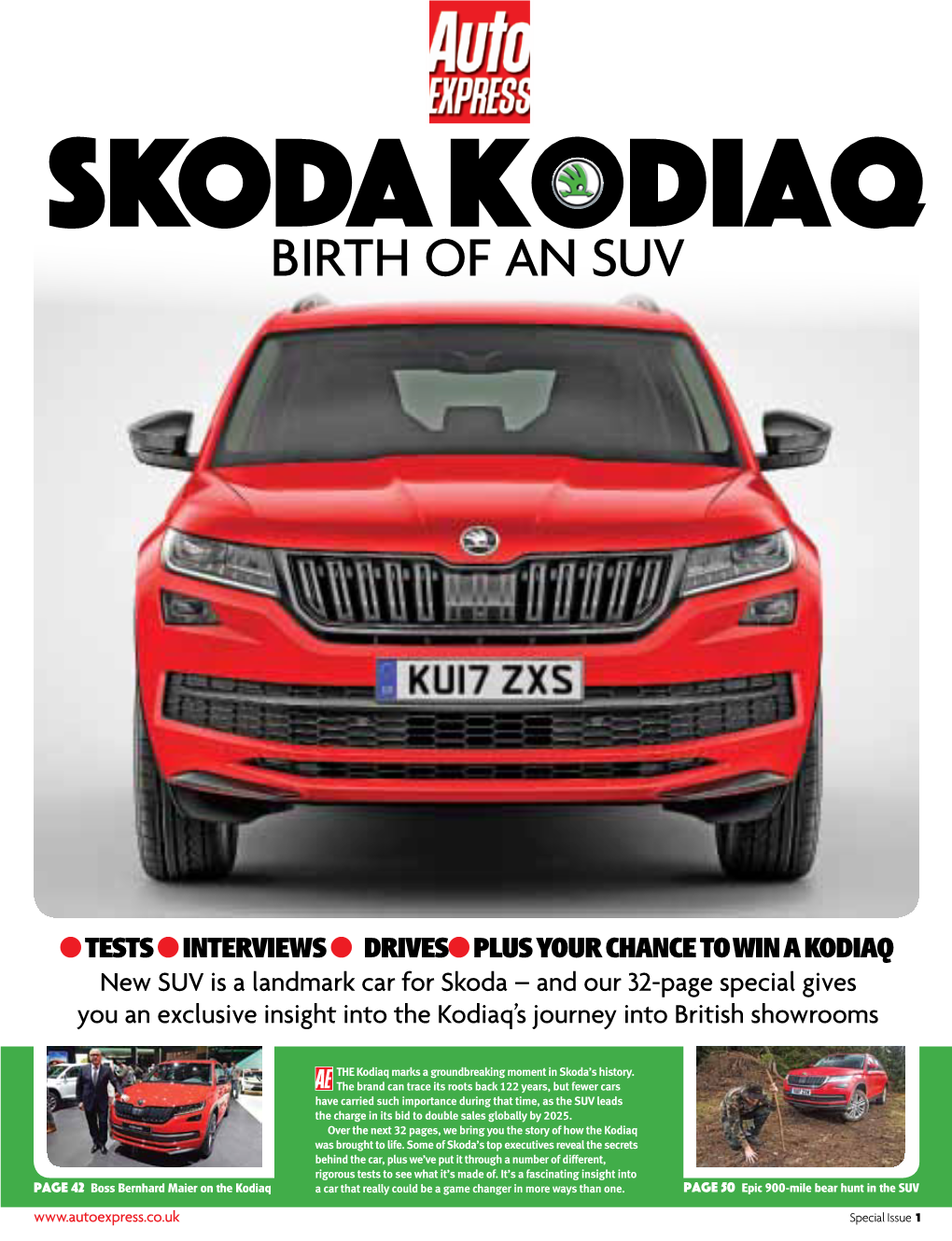 Birth of an SUV Skoda Boss Bernhard Maier Explains How the Kodiaq Is Set to Lead the Czech Company Into an Exciting New Era