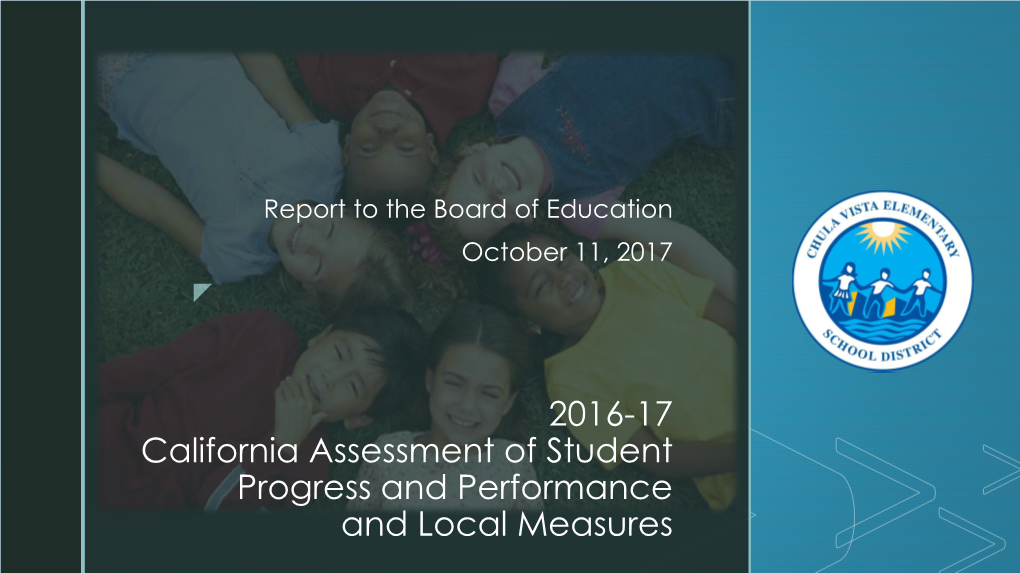 2016-17 California Assessment of Student Progress and Monitoring