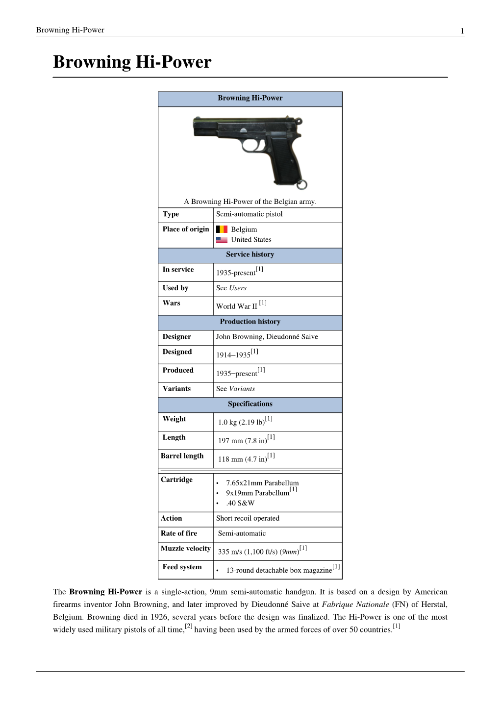 Browning Hi-Power 1