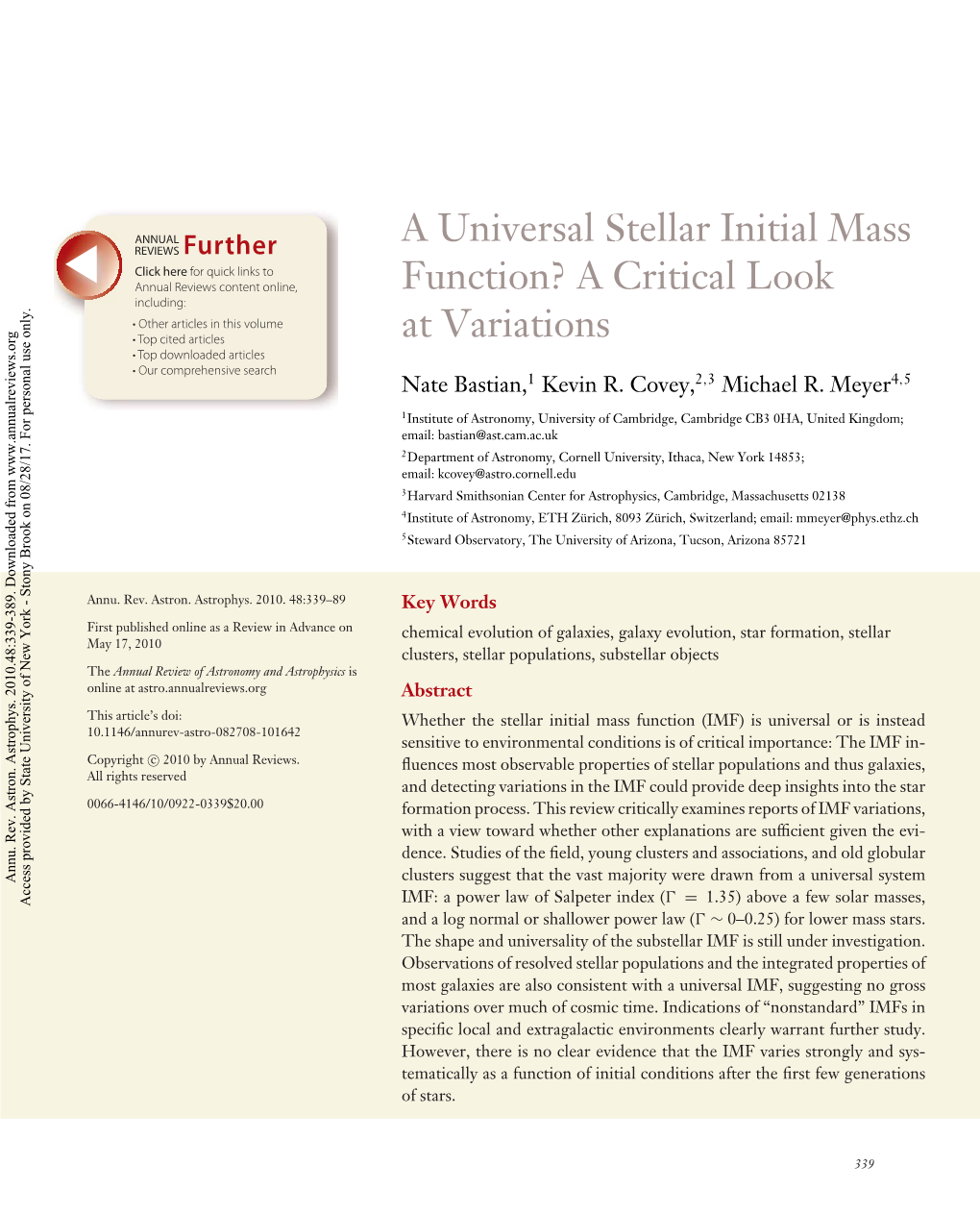 A Universal Stellar Initial Mass Function? a Critical Look at Variations