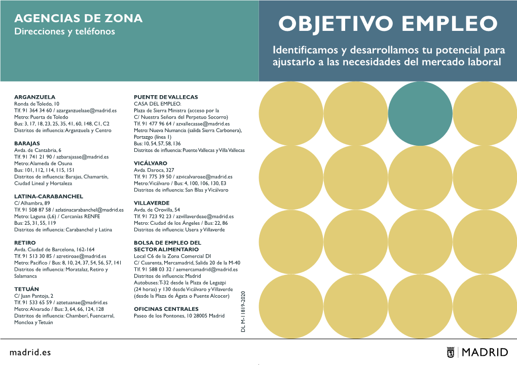 OBJETIVO EMPLEO Identificamos Y Desarrollamos Tu Potencial Para Ajustarlo a Las Necesidades Del Mercado Laboral