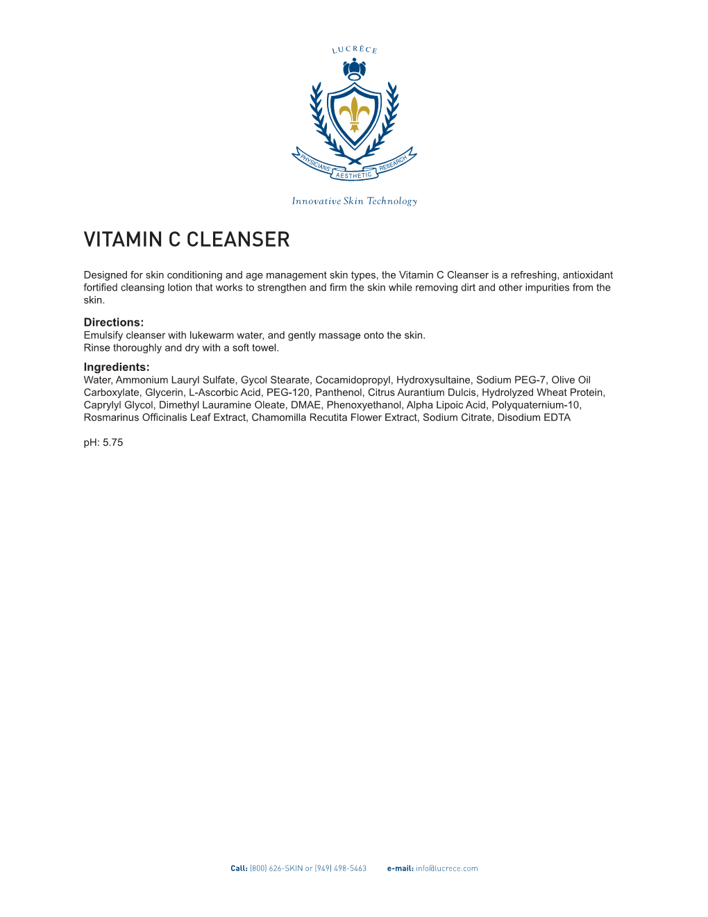 Vitamin C Cleanser