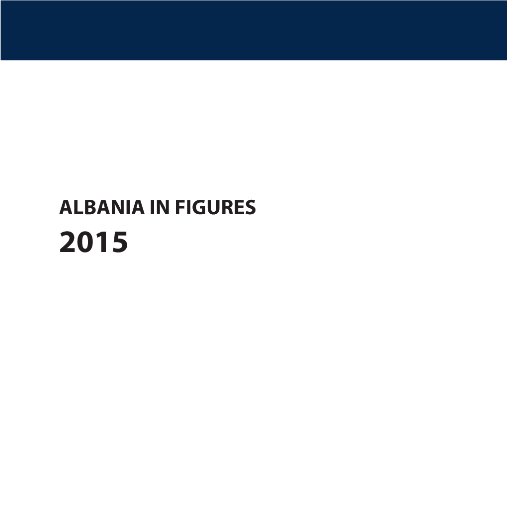 ALBANIA in FIGURES 2015 Director of Publication: Dr