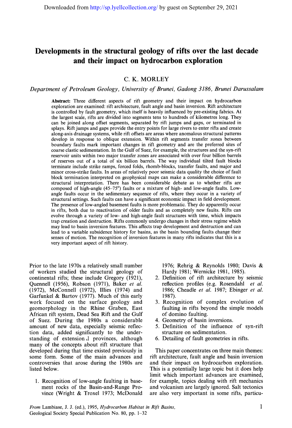 Developments in the Structural Geology of Rifts Over the Last Decade and Their Impact on Hydrocarbon Exploration