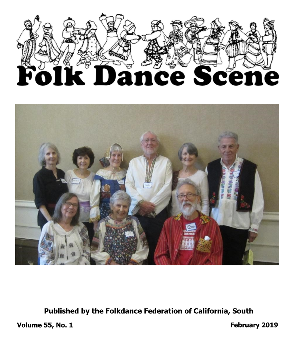 Published by the Folkdance Federation of California, South